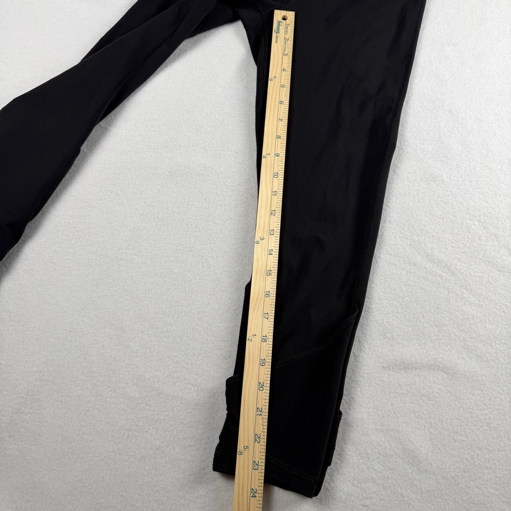 Lululemon‎ Women's Wunder Under Roll Down Pants Black Yoga Dance Size 6 - Picture 6 of 10